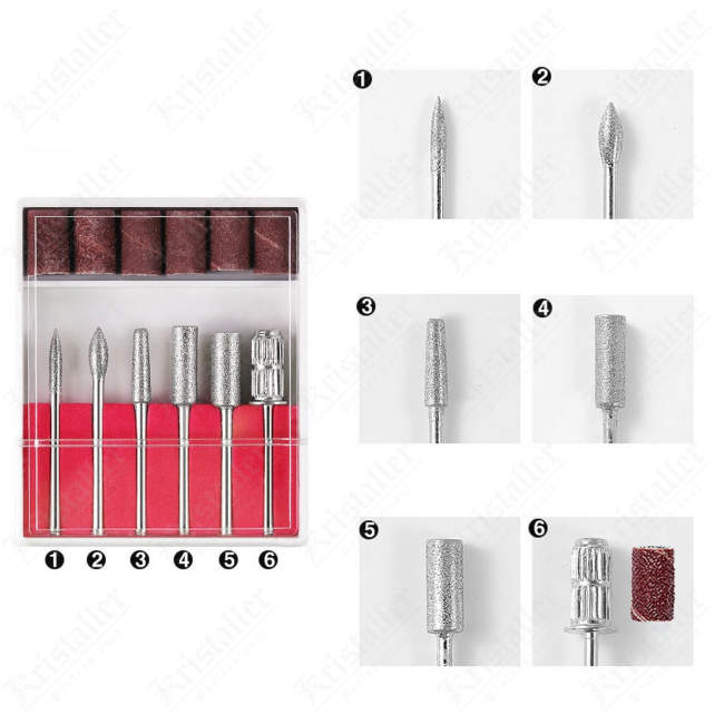 Машинка для маникюра портативная M6 mini deep pink