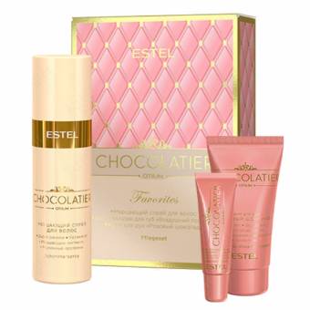Набор Favorites ESTEL Chocolatier (спрей-блеск, бальзам для губ, крем для рук) Набор Favorites ESTEL Chocolatier (спрей-блеск, бальзам для губ, крем для рук)