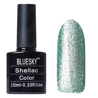 Гель-лак Bluesky Shellac № BJ09, Серия Глиттер, 10 мл.